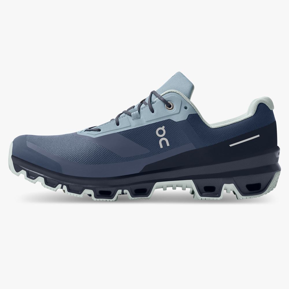On Cloudventure Waterproof: Trail Running Shoe - Denim | Midnight ON95XF02 - Image 4