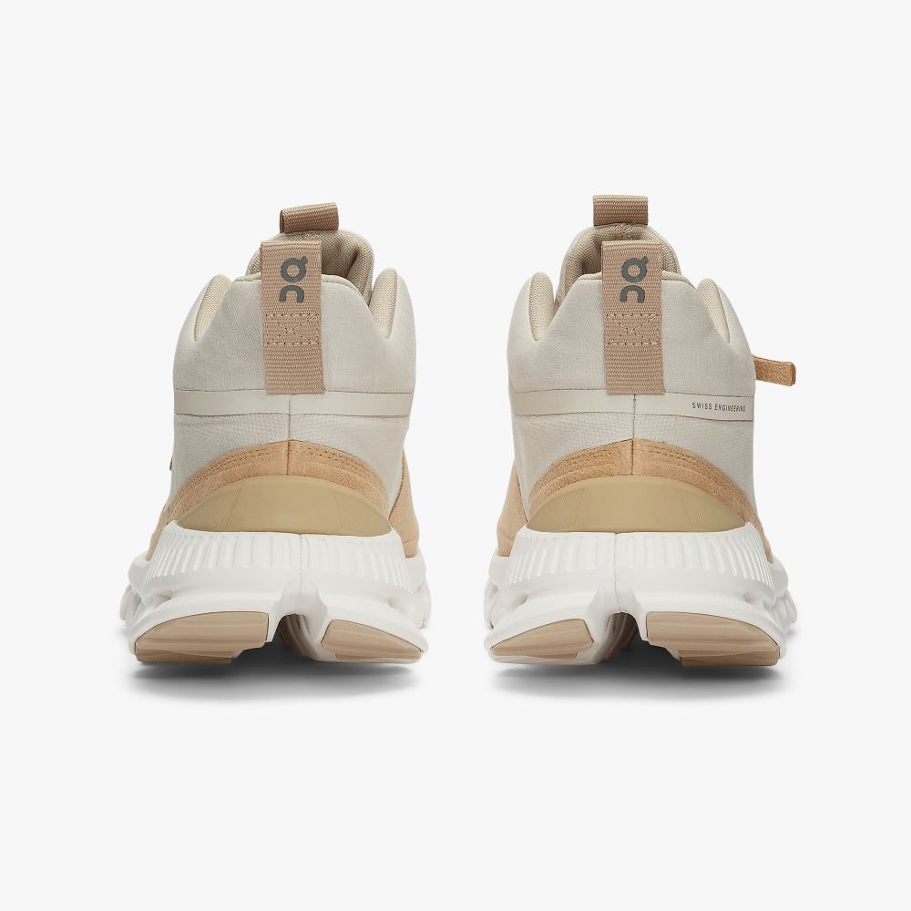 On Running Hi - High Top Sneaker - Pearl | Camel ON95XF338 - Image 5