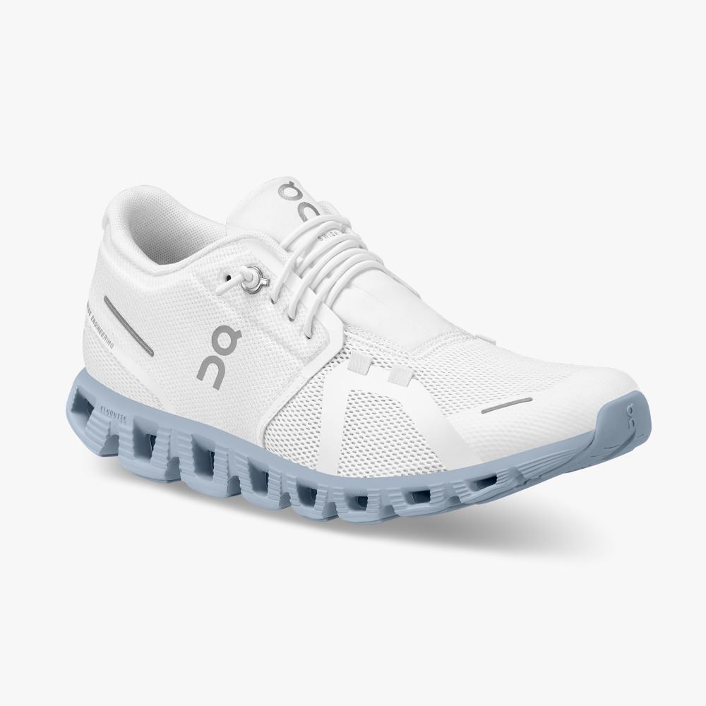 On Running 5 - the lightweight shoe for everyday performance - White | Chambray ON95XF310 - Image 6
