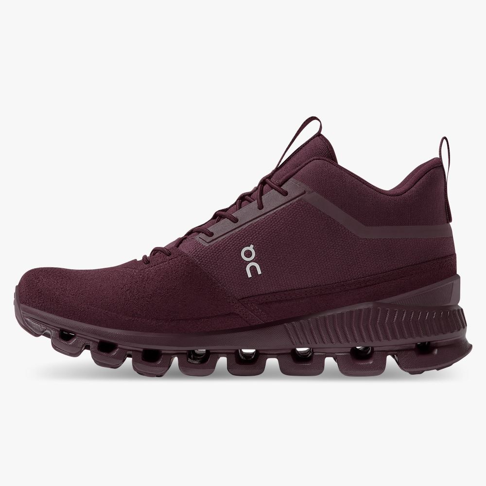 On Running Hi - High Top Sneaker - Mulberry ON95XF337 - Image 4
