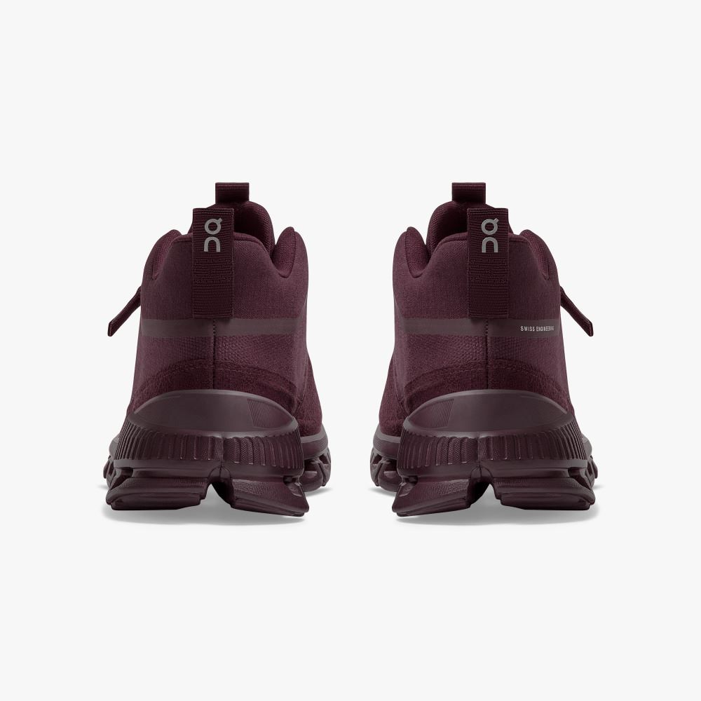 On Running Hi - High Top Sneaker - Mulberry ON95XF337 - Image 5
