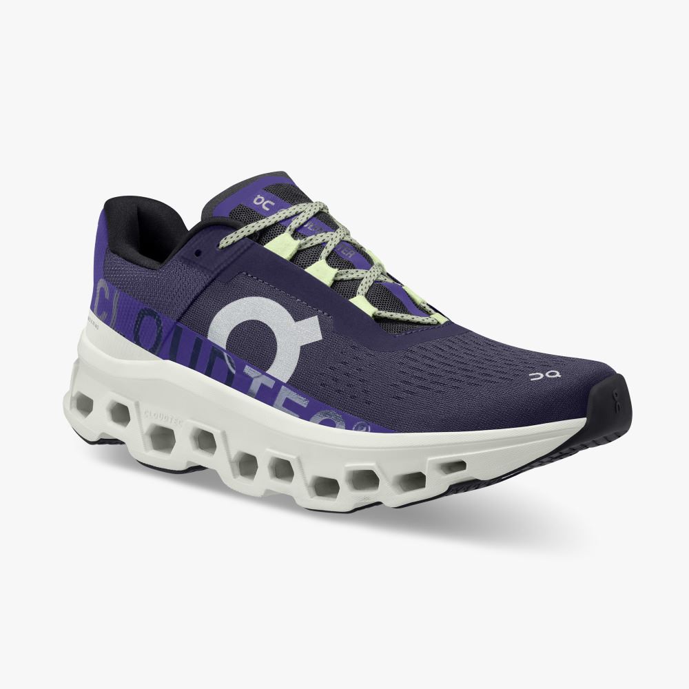On The Cloudmonster: Lightweight cushioned running shoe - Acai | Aloe ON95XF34 - Image 6