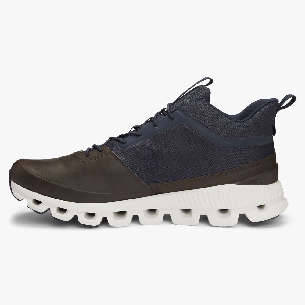 On Running Hi - High Top Sneaker - Ink | Brown ON95XF213 - Image 4