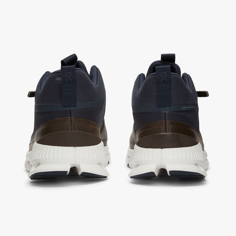 On Running Hi - High Top Sneaker - Ink | Brown ON95XF213 - Image 5