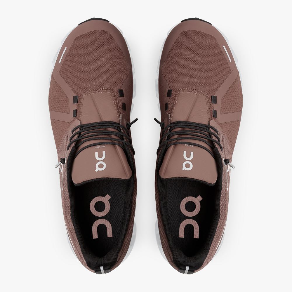 On Running 5 Waterproof - Lightweight Waterproof Running Shoe - Cocoa | Frost ON95XF172 - Image 2