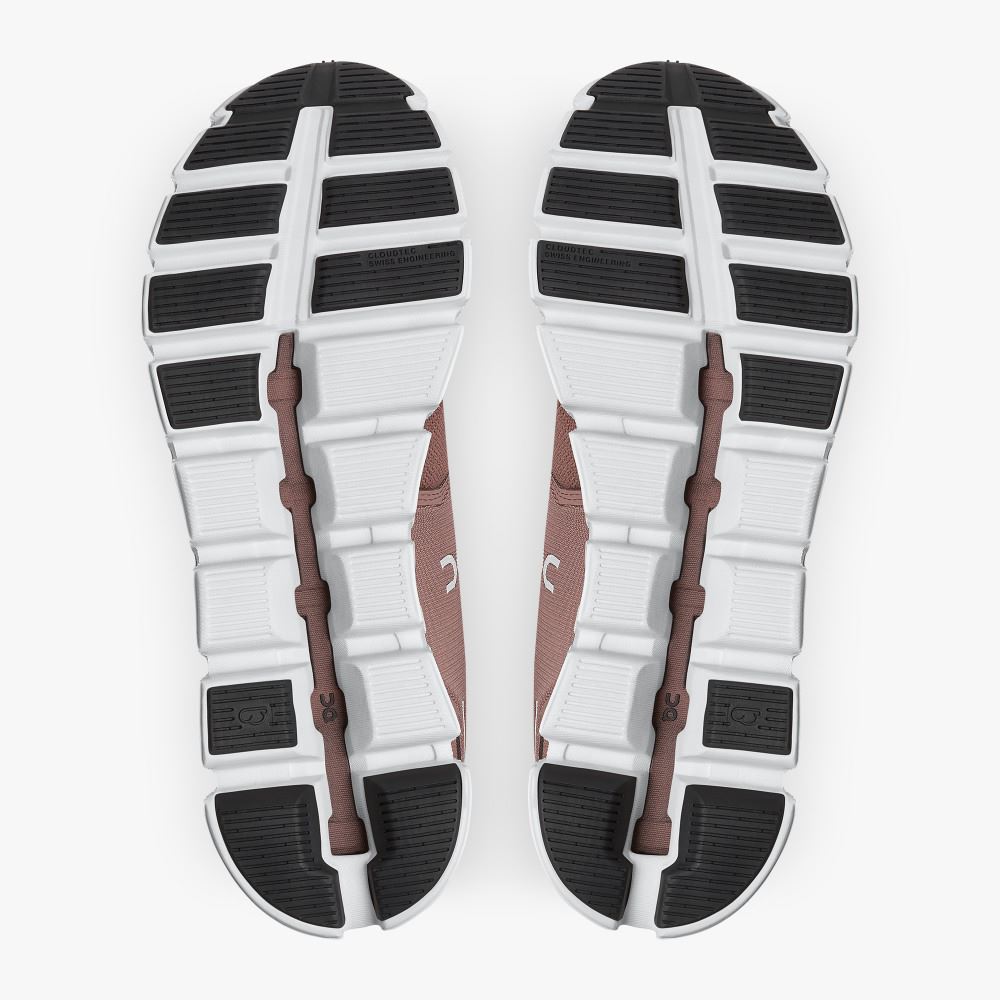 On Running 5 Waterproof - Lightweight Waterproof Running Shoe - Cocoa | Frost ON95XF172 - Image 3