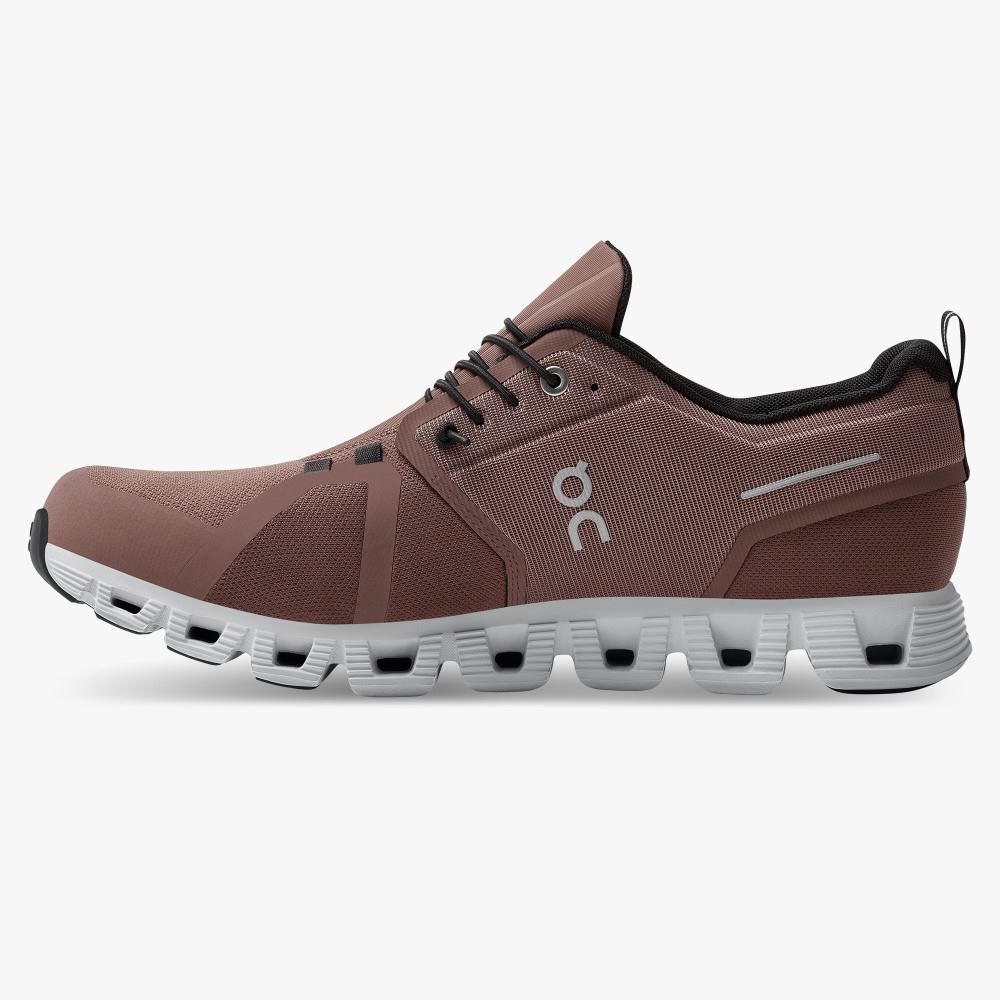 On Running 5 Waterproof - Lightweight Waterproof Running Shoe - Cocoa | Frost ON95XF172 - Image 4