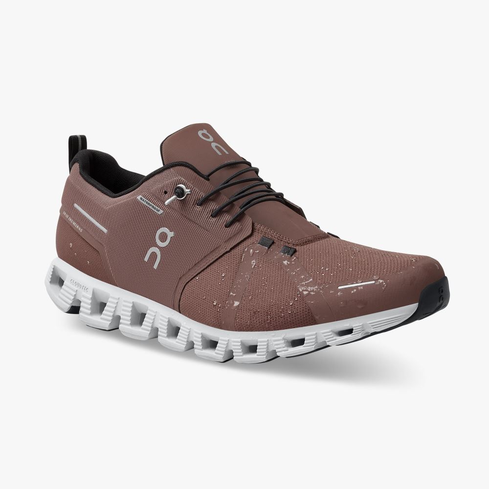 On Running 5 Waterproof - Lightweight Waterproof Running Shoe - Cocoa | Frost ON95XF172 - Image 6