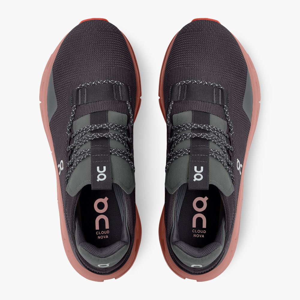 On Runningnova - The lightweight sneaker for all-day comfort - Eclipse | Rose ON95XF258 - Image 2