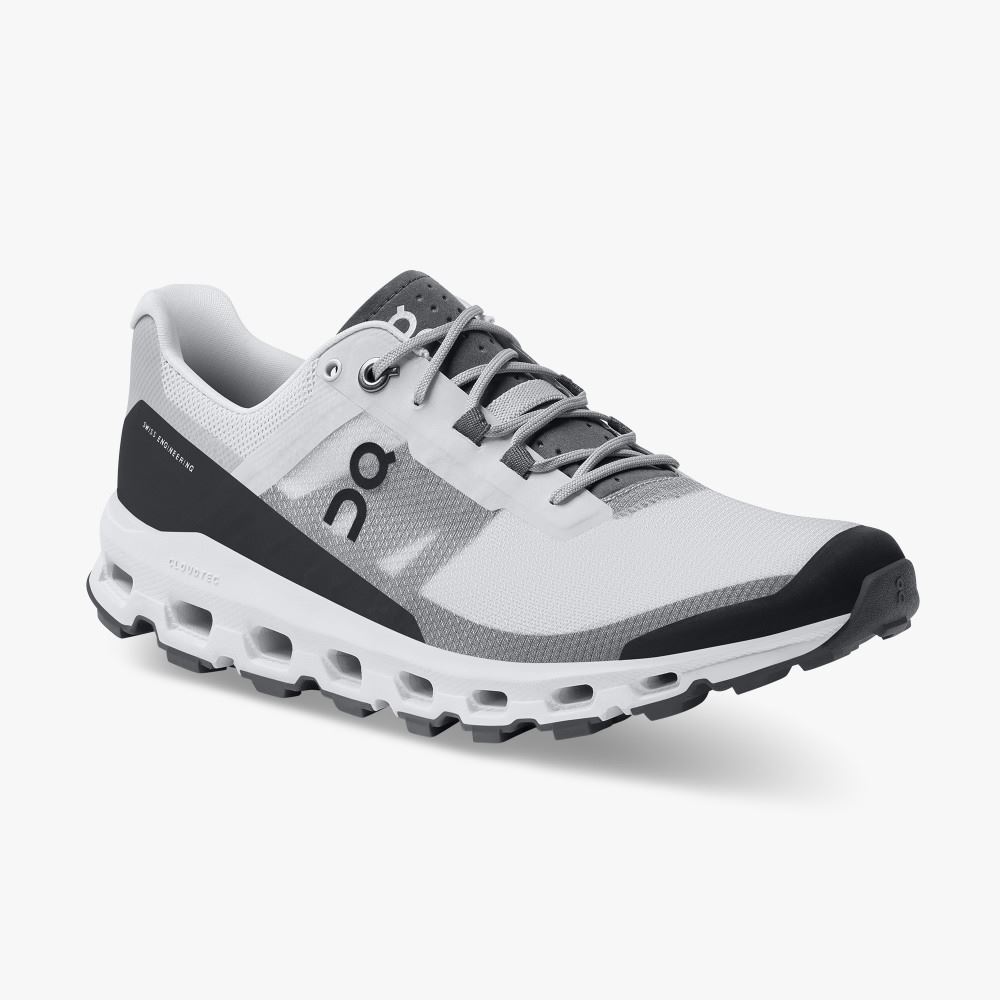 On The Cloudvista: Lightweight Trail Running & Hiking shoe - Glacier | Black ON95XF89 - Image 6