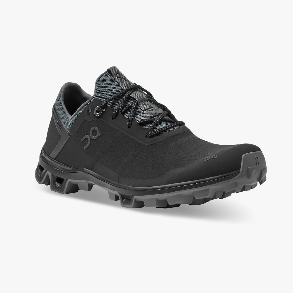 On Cloudventure Peak - Lightweight Trail Running Shoe - Black | Rock ON95XF107 - Image 6