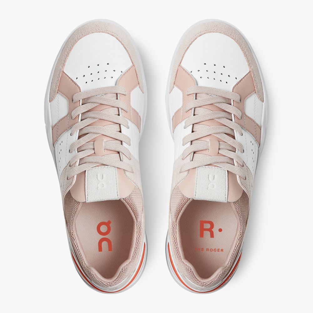 On THE ROGER Clubhouse: the expressive everyday sneaker - Rose | White ON95XF402 - Image 2