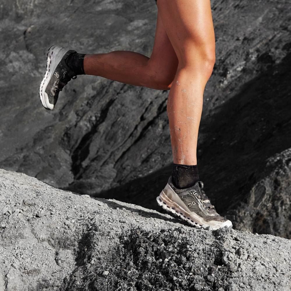 On Runningultra: cushioned trail running shoe - Black | White ON95XF100 - Image 2