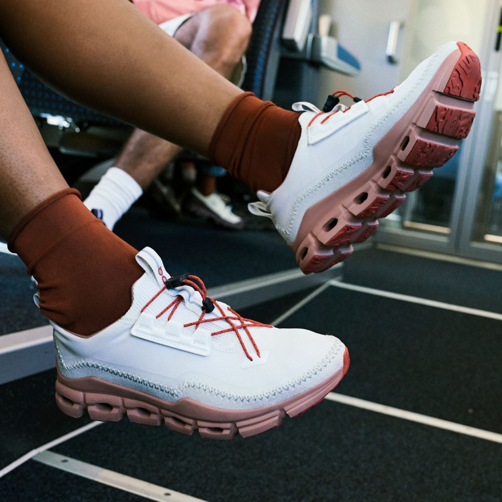 On Runningaway: All Day & Travel Shoe. Light and Versatile - Ice | Chili ON95XF365 - Image 3