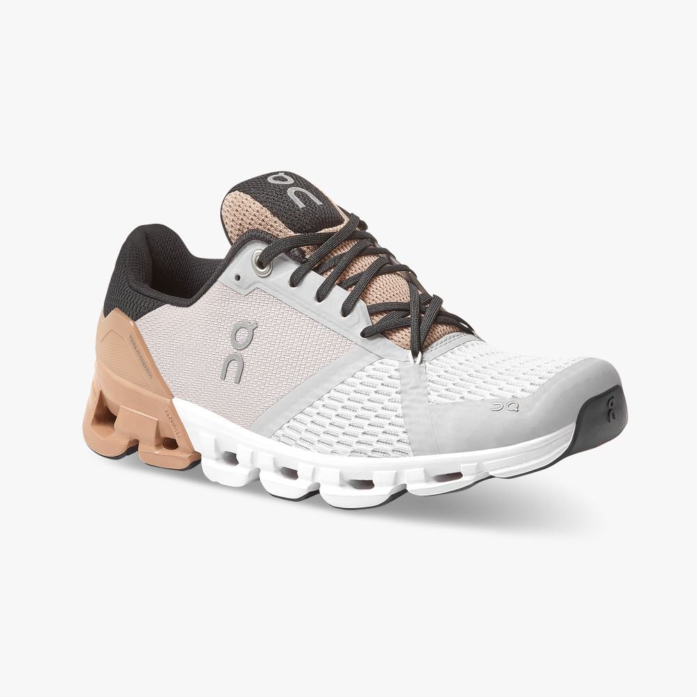 On Cloudflyer: Supportive Running Shoe. Light & Stable - Glacier | Rosebrown ON95XF134 - Image 6