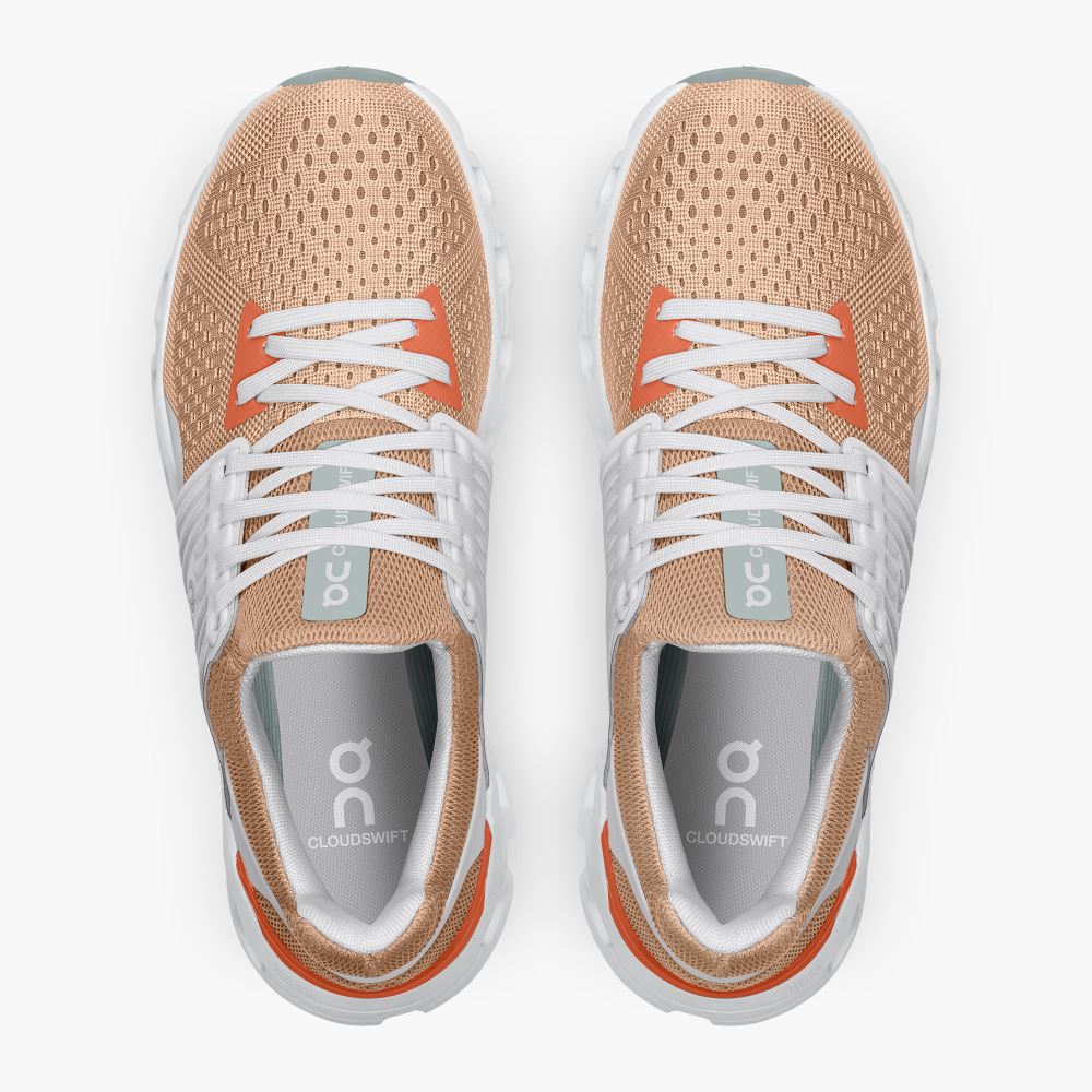 On Cloudswift - Road Shoe For Urban Running - Copper | Frost ON95XF378 - Image 2