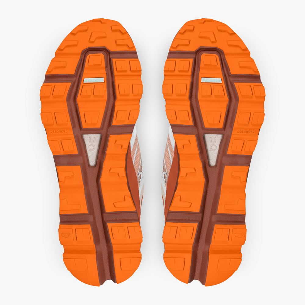 On The Cloudvista: Lightweight Trail Running & Hiking shoe - White | Rust ON95XF87 - Image 3