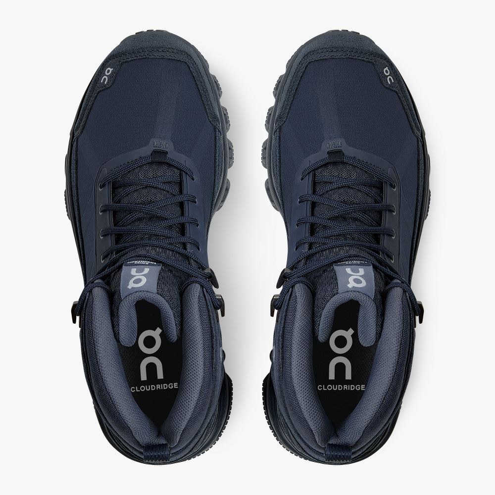 On Cloudridge: ultralight, high-comfort hiking boot - Midnight | Navy ON95XF90 - Image 2