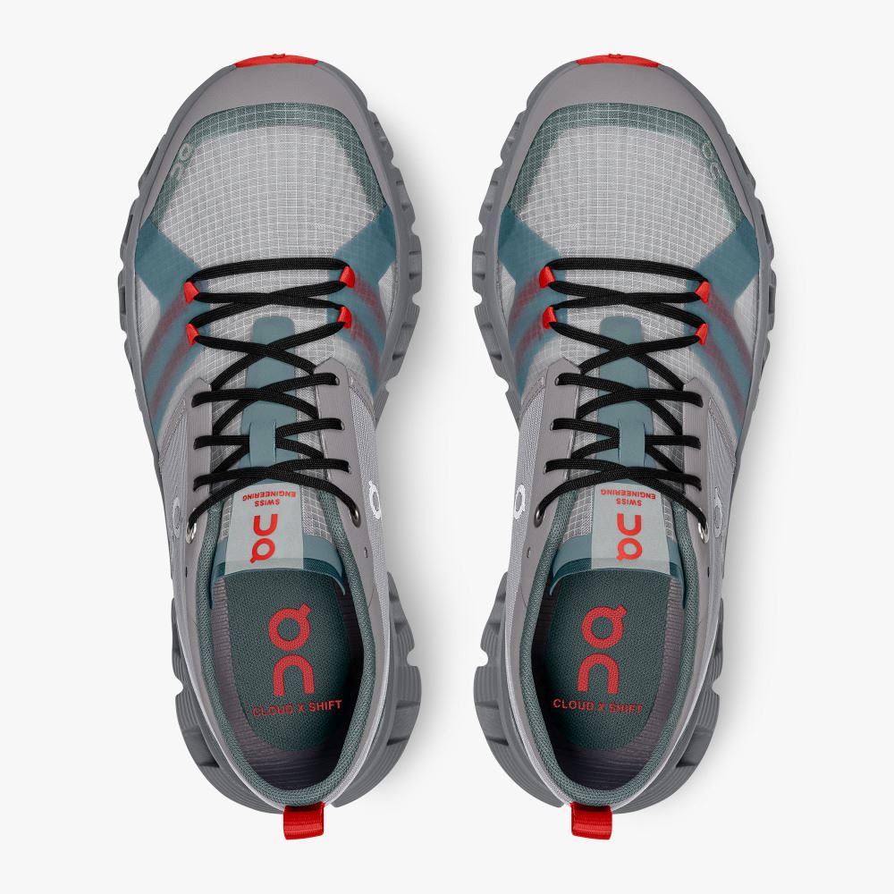 On Running X Shift: Colorful Lightweight Workout Shoe - Alloy | Red ON95XF349 - Image 2