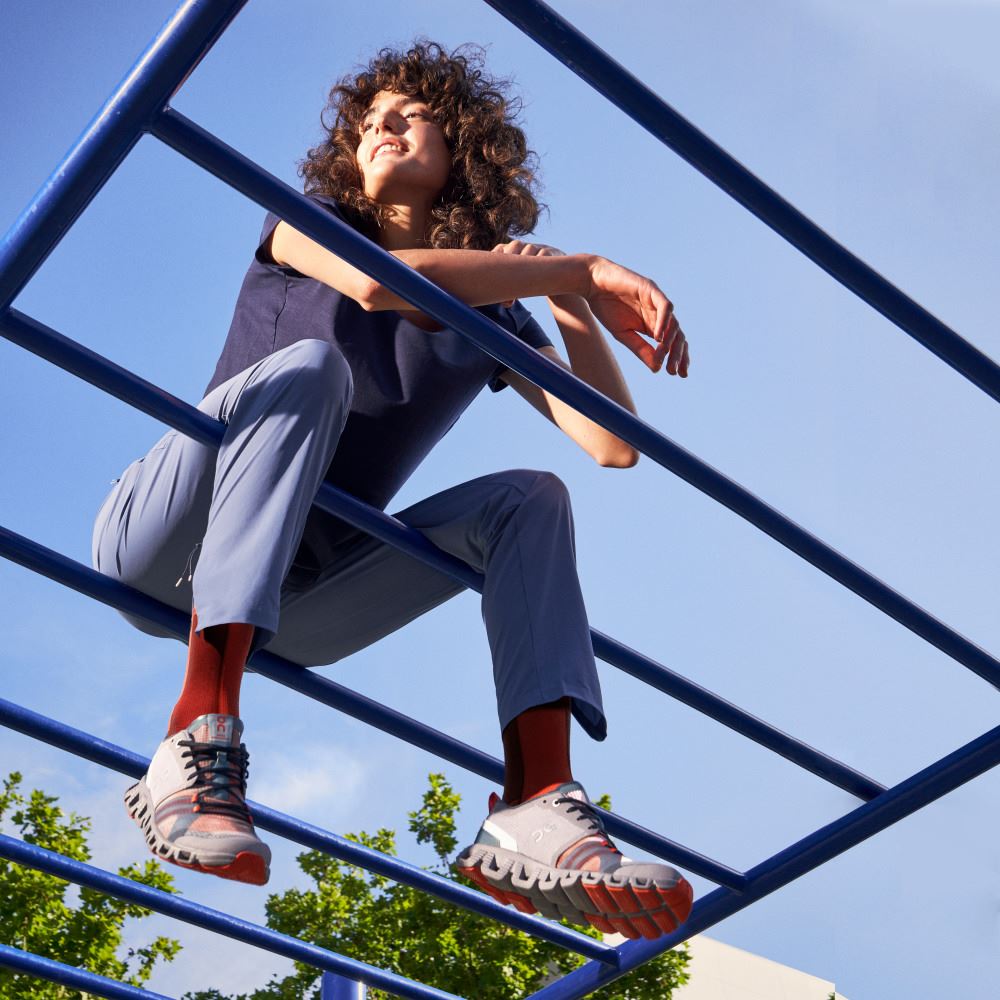 On Running X Shift: Colorful Lightweight Workout Shoe - Alloy | Red ON95XF349 - Image 3