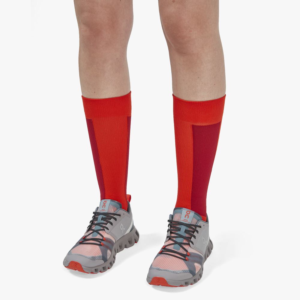 On Running X Shift: Colorful Lightweight Workout Shoe - Alloy | Red ON95XF349 - Image 5