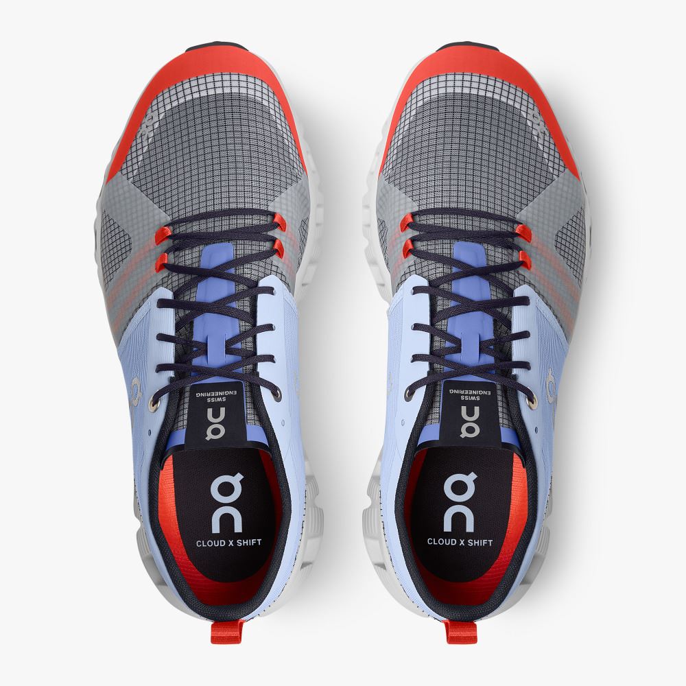 On Running X Shift: Colorful Lightweight Workout Shoe - Heather | Glacier ON95XF234 - Image 2