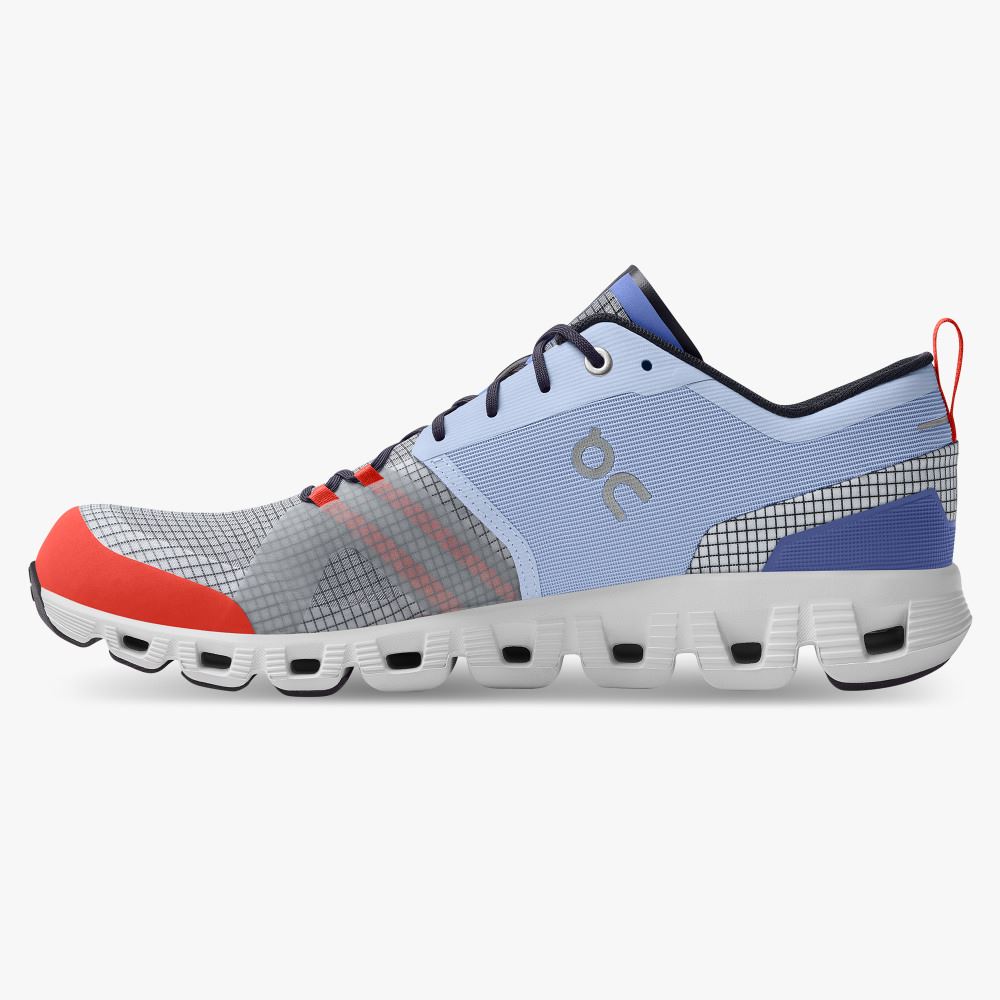 On Running X Shift: Colorful Lightweight Workout Shoe - Heather | Glacier ON95XF234 - Image 4