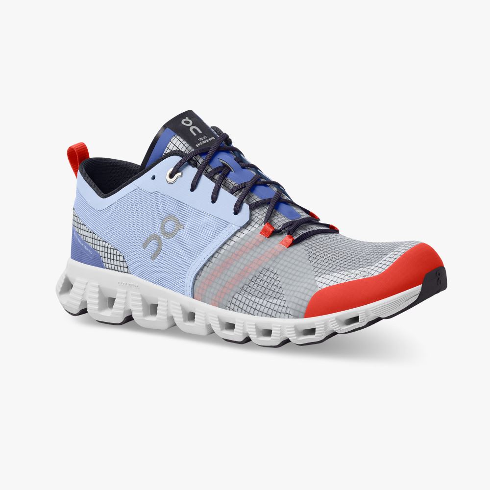On Running X Shift: Colorful Lightweight Workout Shoe - Heather | Glacier ON95XF234 - Image 6