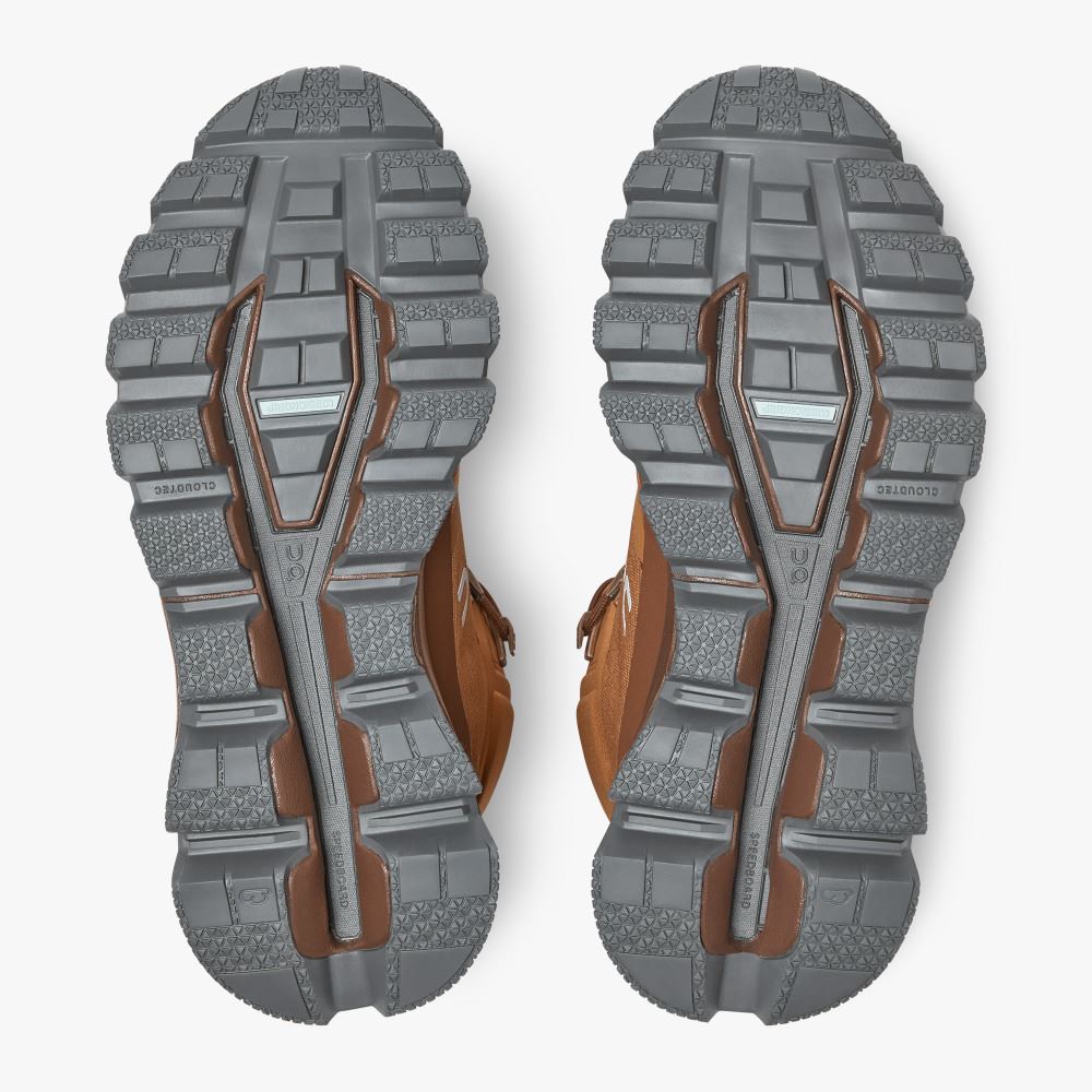 On Cloudrock Waterproof - The Lightweight Hiking Boot - Pecan | Rock ON95XF95 - Image 3