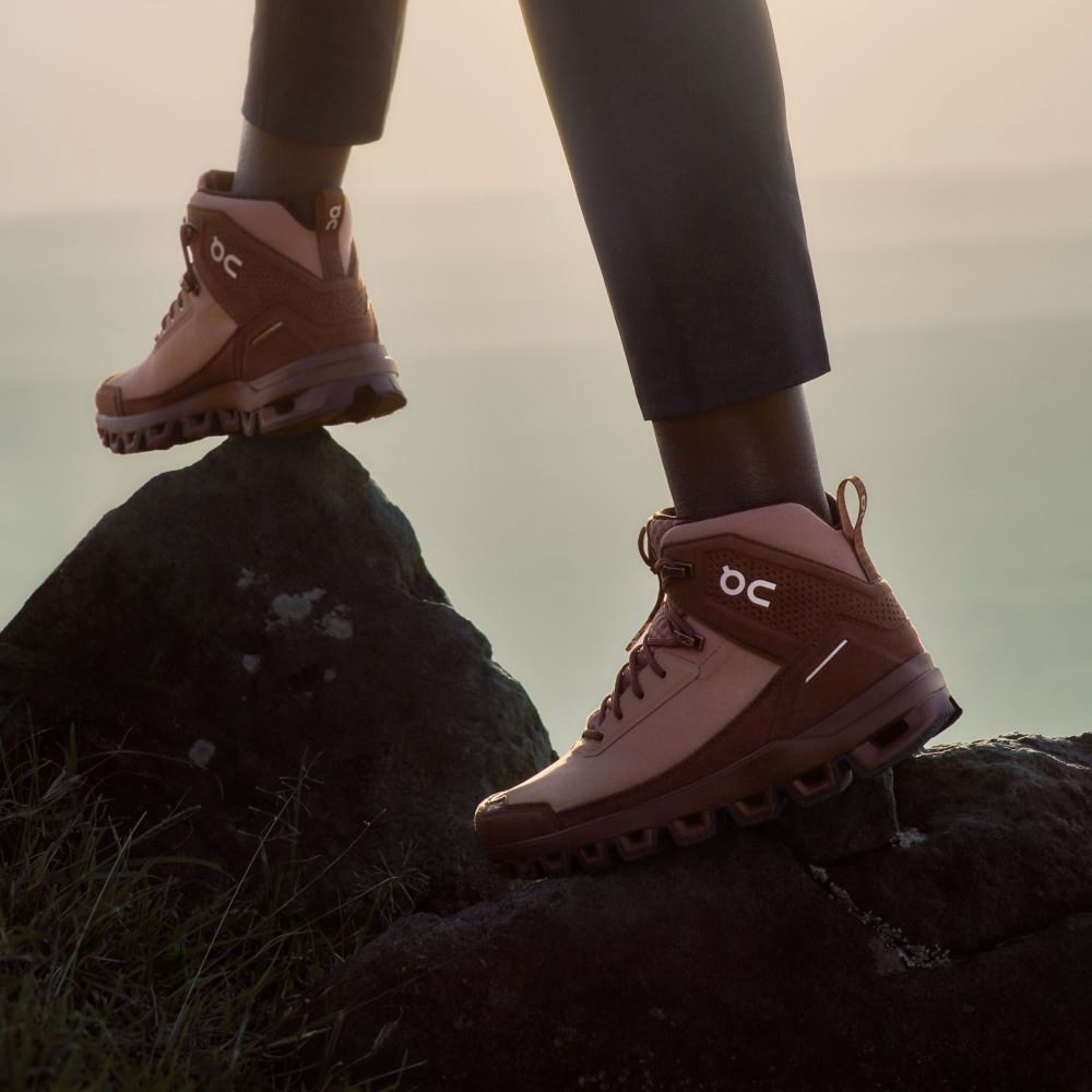 On Cloudridge: ultralight, high-comfort hiking boot - Mocha | Pebble ON95XF92 - Image 3