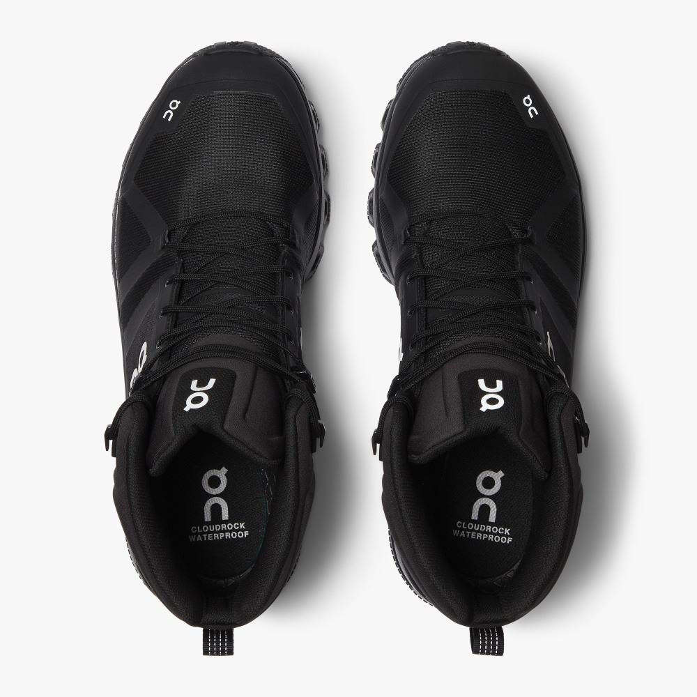 On Cloudrock Waterproof - The Lightweight Hiking Boot - All | Black ON95XF11 - Image 2