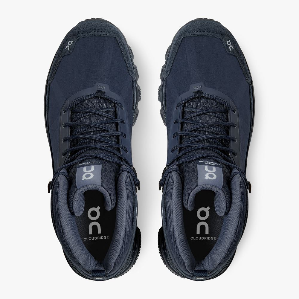 On Cloudridge: ultralight, high-comfort hiking boot - Midnight | Navy ON95XF07 - Image 2