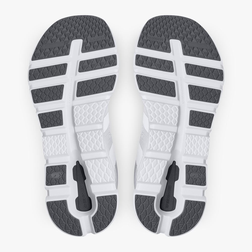 On The Cloudrunner: Supportive & Breathable Running Shoe - White | Frost ON95XF112 - Image 4