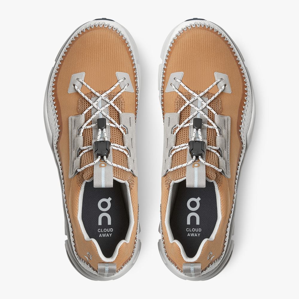 On Runningaway: All Day & Travel Shoe. Light and Versatile - Almond | Glacier ON95XF363 - Image 2