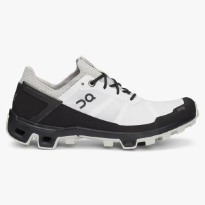 On Cloudventure Peak - Lightweight Trail Running Shoe - White | Black ON95XF106