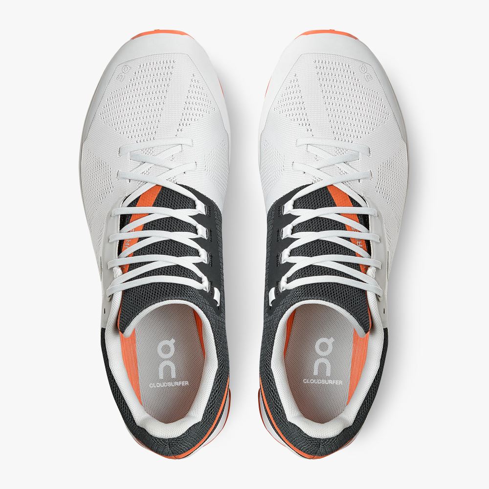 On New Cloudsurfer 6 - Lightweight Road Running Shoe - Frost | Flame ON95XF58 - Image 2