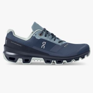 On Cloudventure Waterproof: Trail Running Shoe - Denim | Midnight ON95XF84