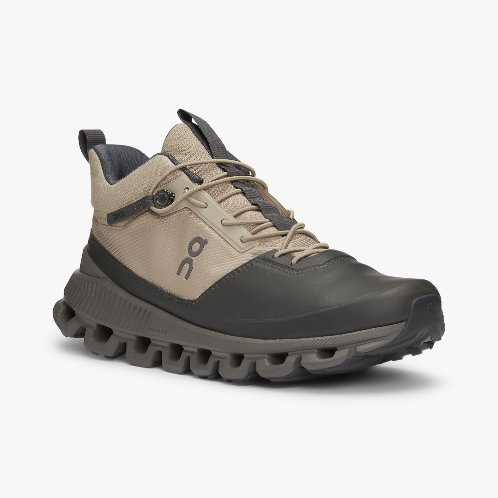 On Running Hi - High Top Sneaker - Sand | Eclipse ON95XF340 - Image 6