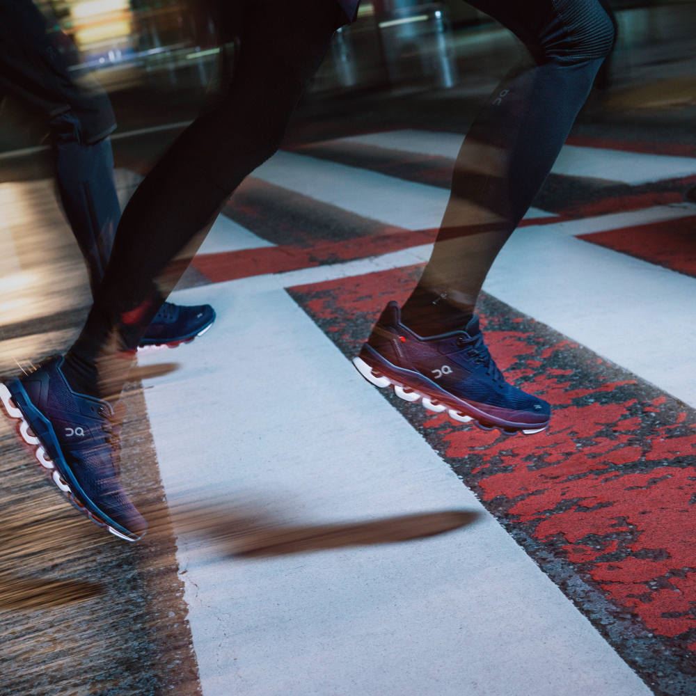 On Cloudace: supportive running shoe - Midnight | Navy ON95XF36 - Image 2