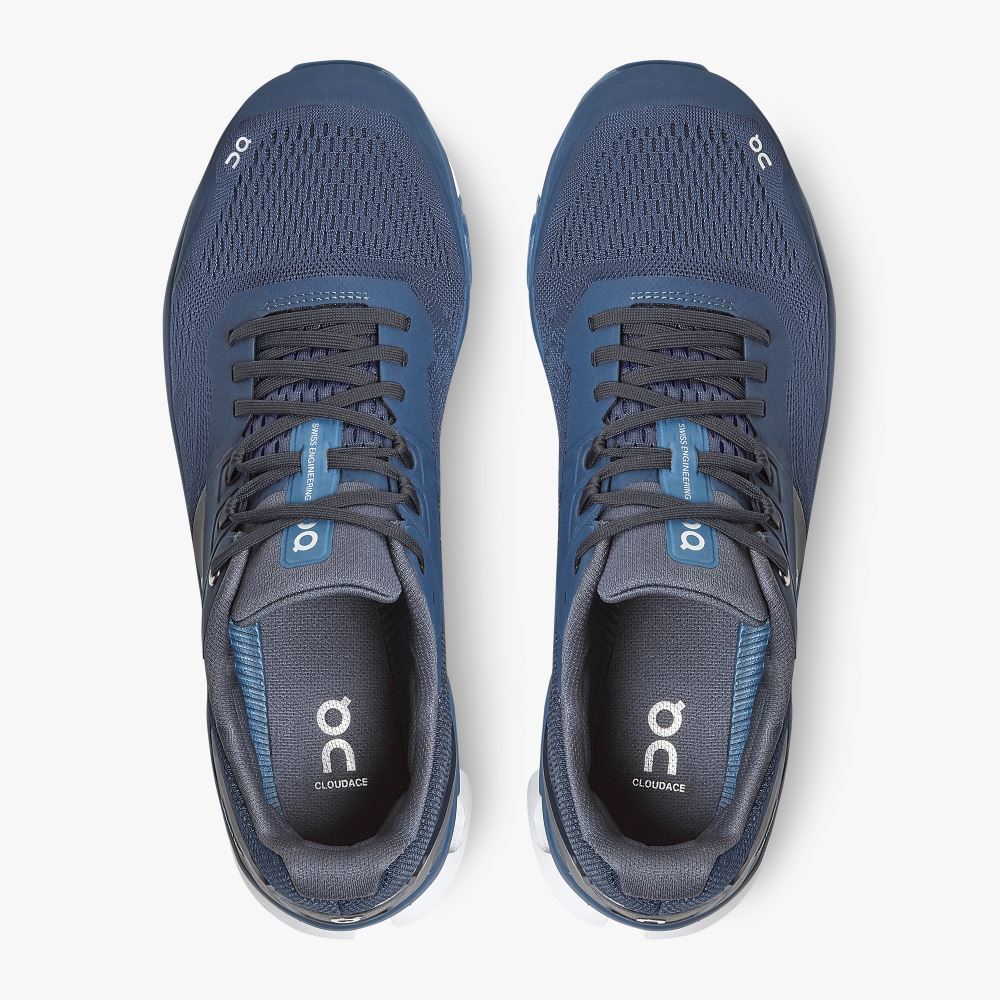 On Cloudace: supportive running shoe - Midnight | Navy ON95XF36 - Image 3