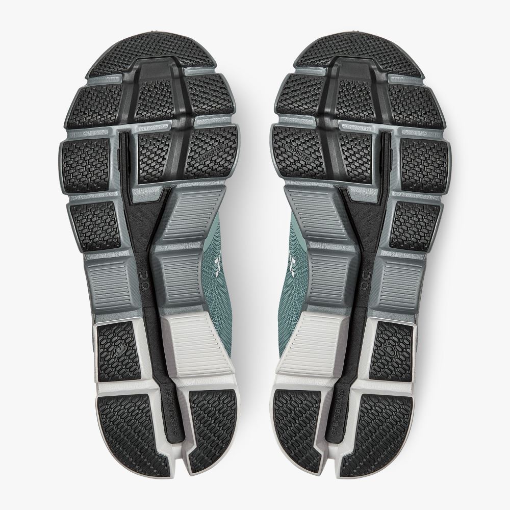 On Cloudflyer Waterproof - Waterproof Stability Running Shoe - Sea | Glacier ON95XF136 - Image 3