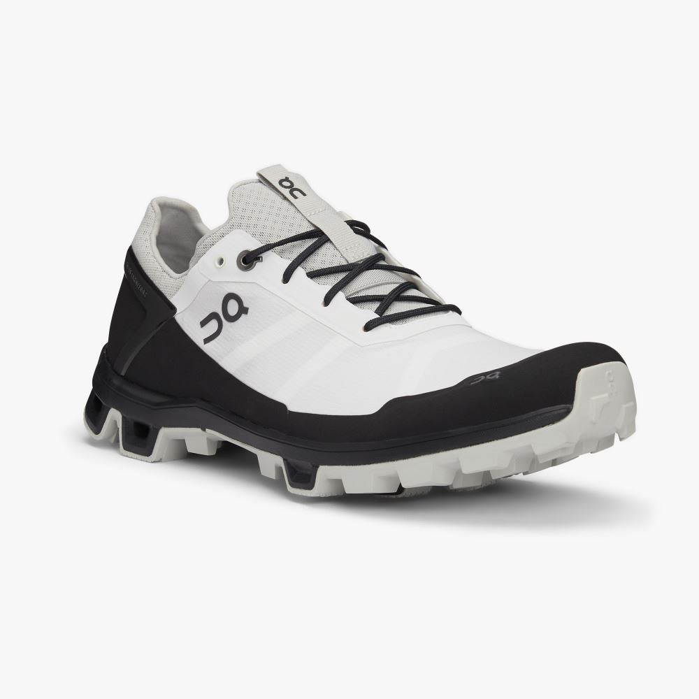 On Cloudventure Peak - Lightweight Trail Running Shoe - White | Black ON95XF68 - Image 6