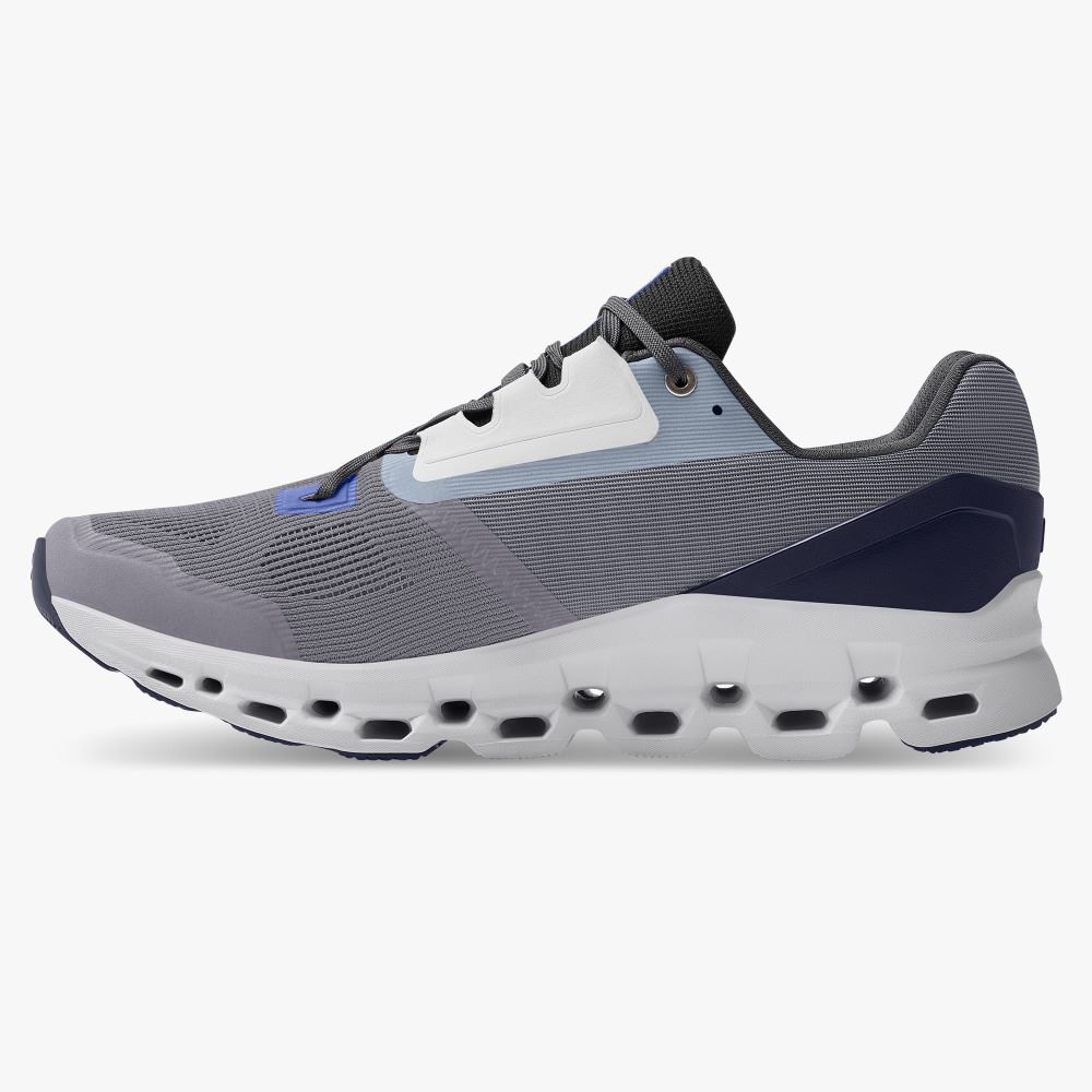 On Cloudstratus: Maximum Cushioned Running Shoe - Fossil | Midnight ON95XF28 - Image 4