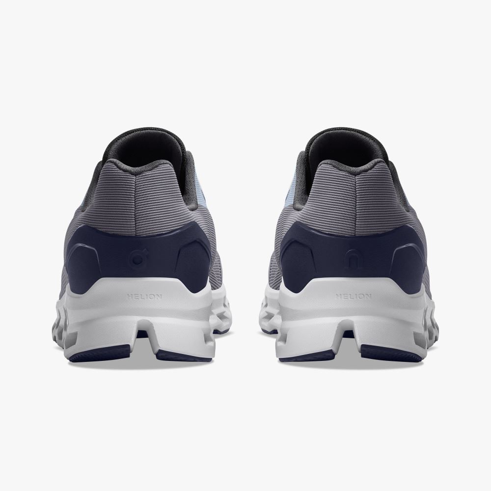 On Cloudstratus: Maximum Cushioned Running Shoe - Fossil | Midnight ON95XF28 - Image 5