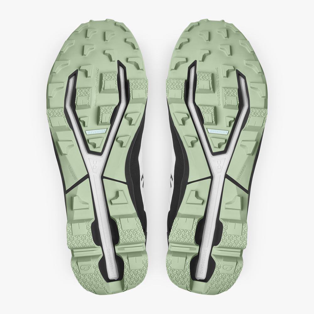 On Cloudventure Peak - Lightweight Trail Running Shoe - White | Leaf ON95XF04 - Image 3