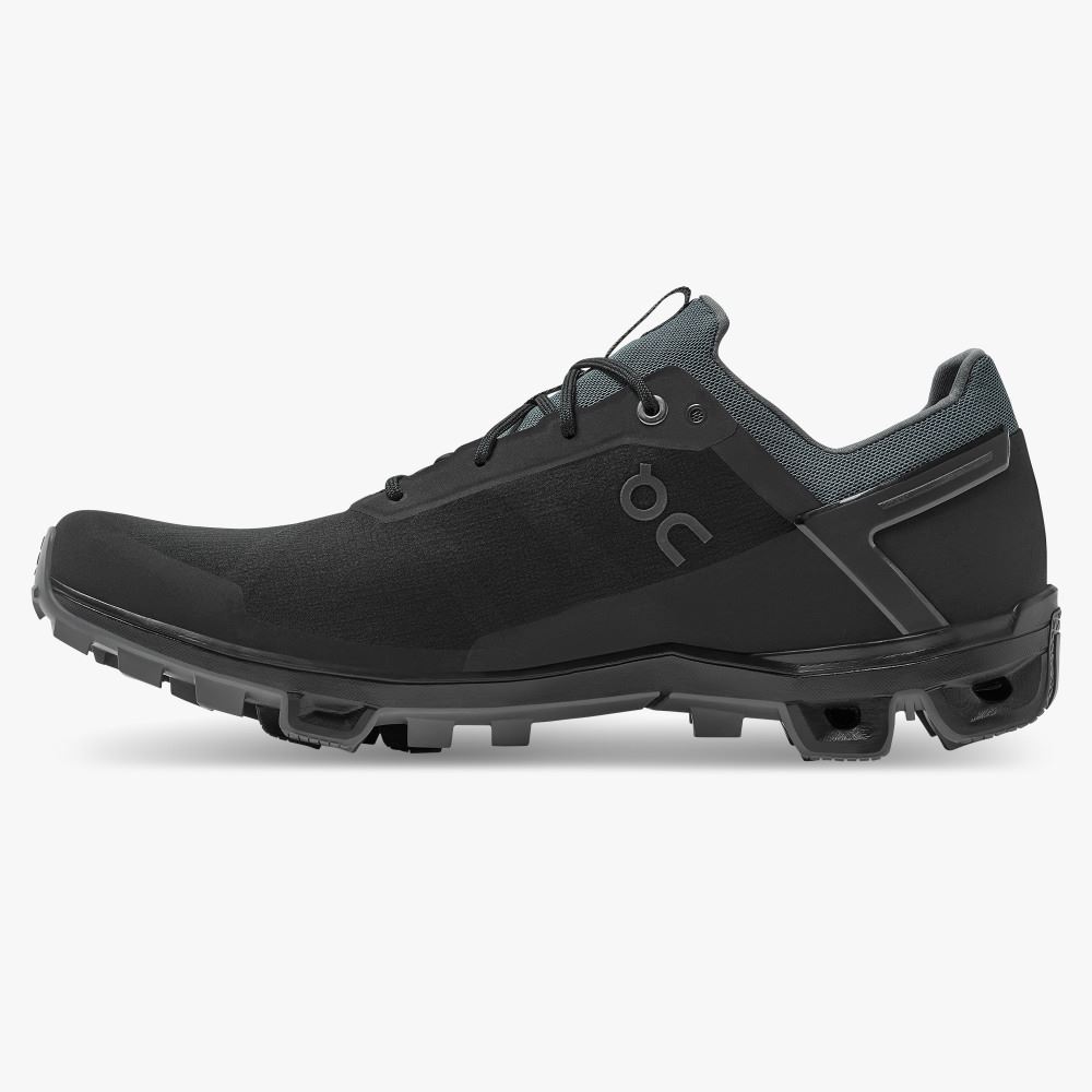 On Cloudventure Peak - Lightweight Trail Running Shoe - Black | Rock ON95XF21 - Image 4
