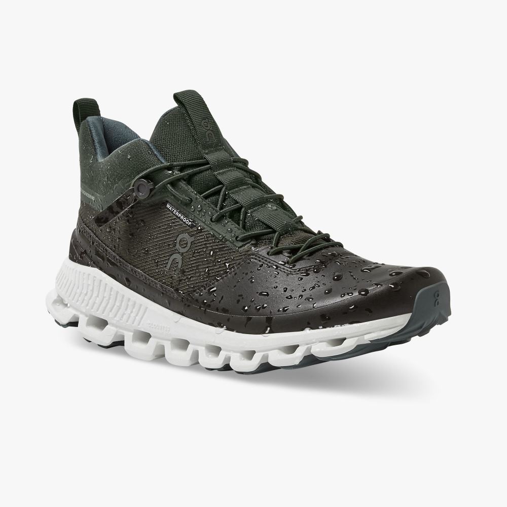 On Running Hi - High Top Sneaker - Fir | Umber ON95XF331 - Image 6