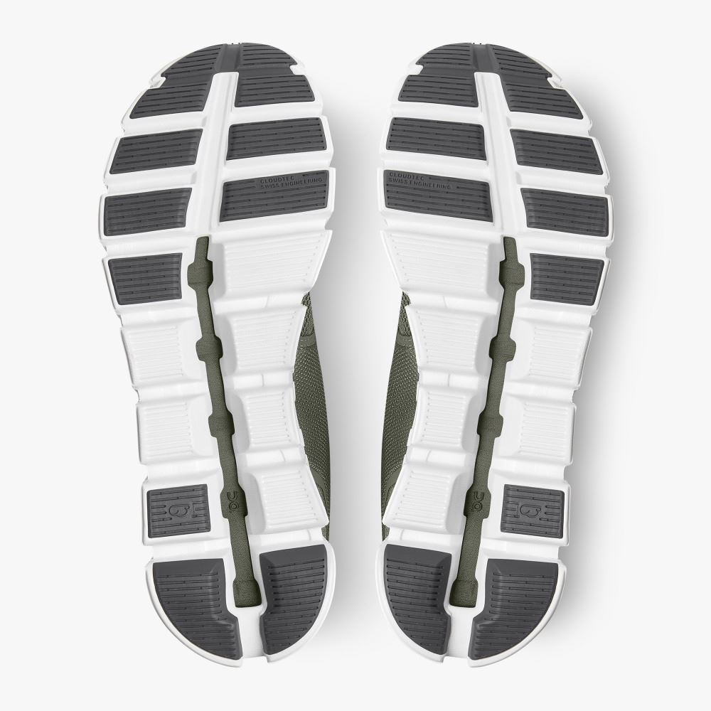 On Running 5 - the lightweight shoe for everyday performance - Olive | White ON95XF185 - Image 3