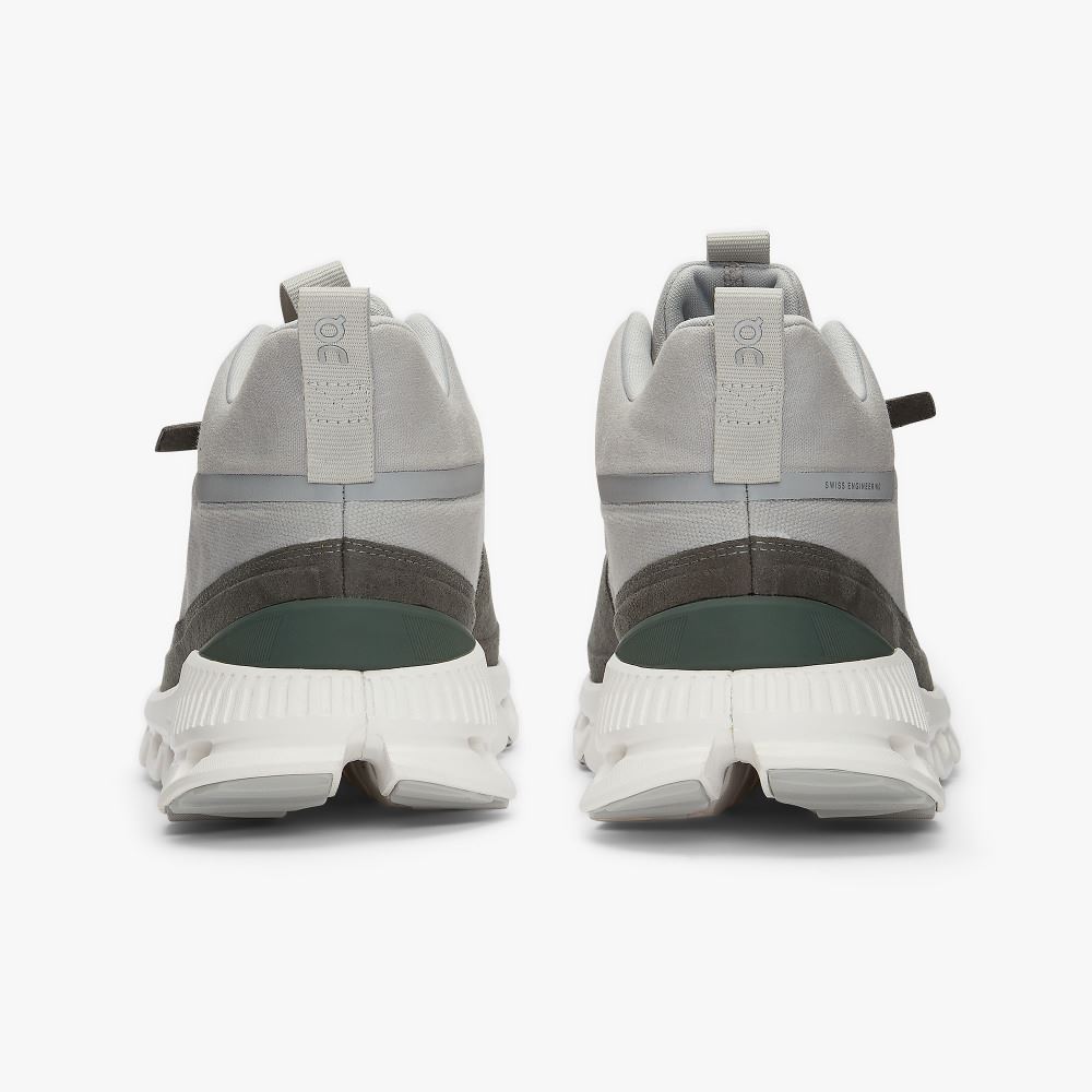 On Running Hi - High Top Sneaker - Slate | Rock ON95XF216 - Image 5