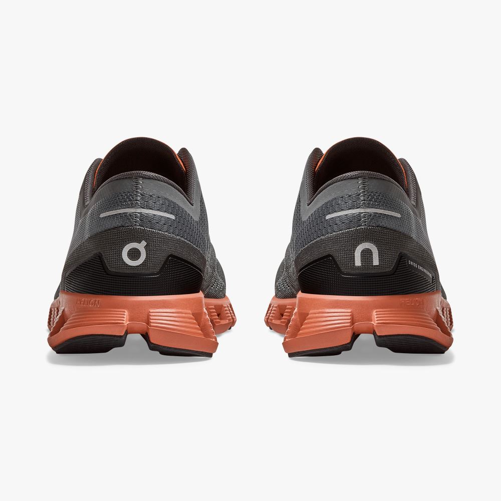 On New Cloud X - Workout and Cross Training Shoe - Rust | Rock ON95XF243 - Image 5
